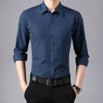 Navy Formal Shirt